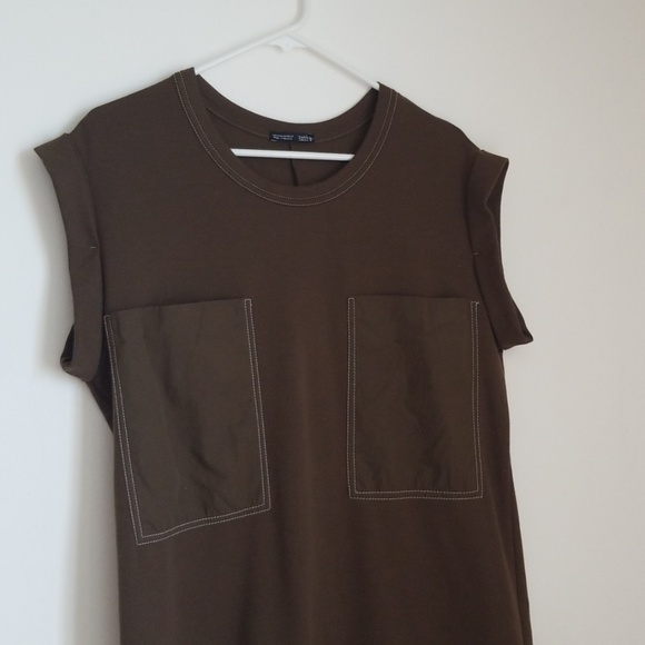 Brown Zara Dress with front pockets - Picture 6 of 8